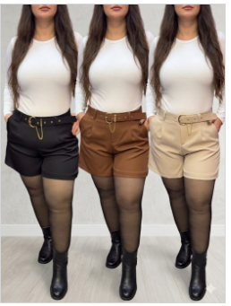 Short con cinturon - Imagen 3