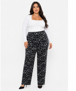 PANTALON SASTRERO CON ESTAMPADO