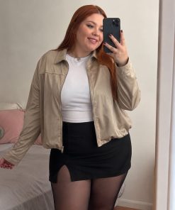 CHAQUETA SEMI GAMUZA