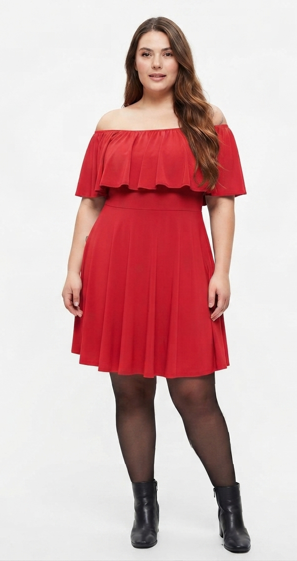 VESTIDO ESCOTE BARDOT