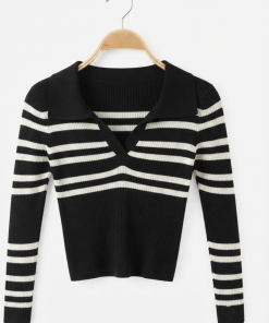 Alternative view of SUETER DE RAYAS CON CUELLO