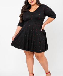 VESTIDO CHERRY SEMI V