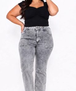 PANTALON CARGO GRIS
