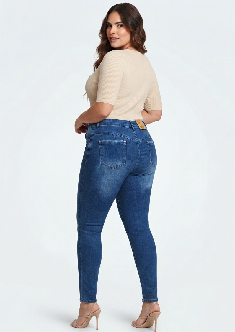 SKINNY JEANS AZUL - Imagen 2