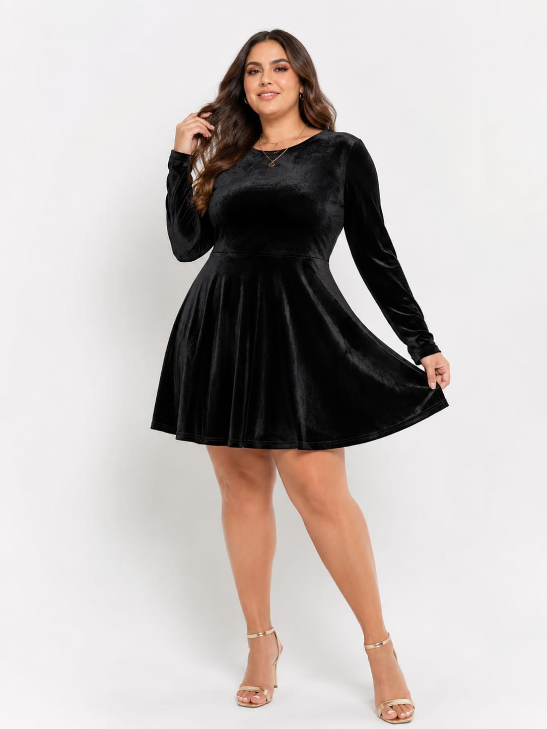 VESTIDO DE TERCIPELO