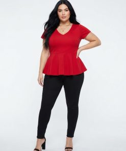 Alternative view of BLUSA PEPLUM