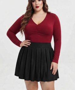 Alternative view of BLUSA SEMI ARRUCHE EN V