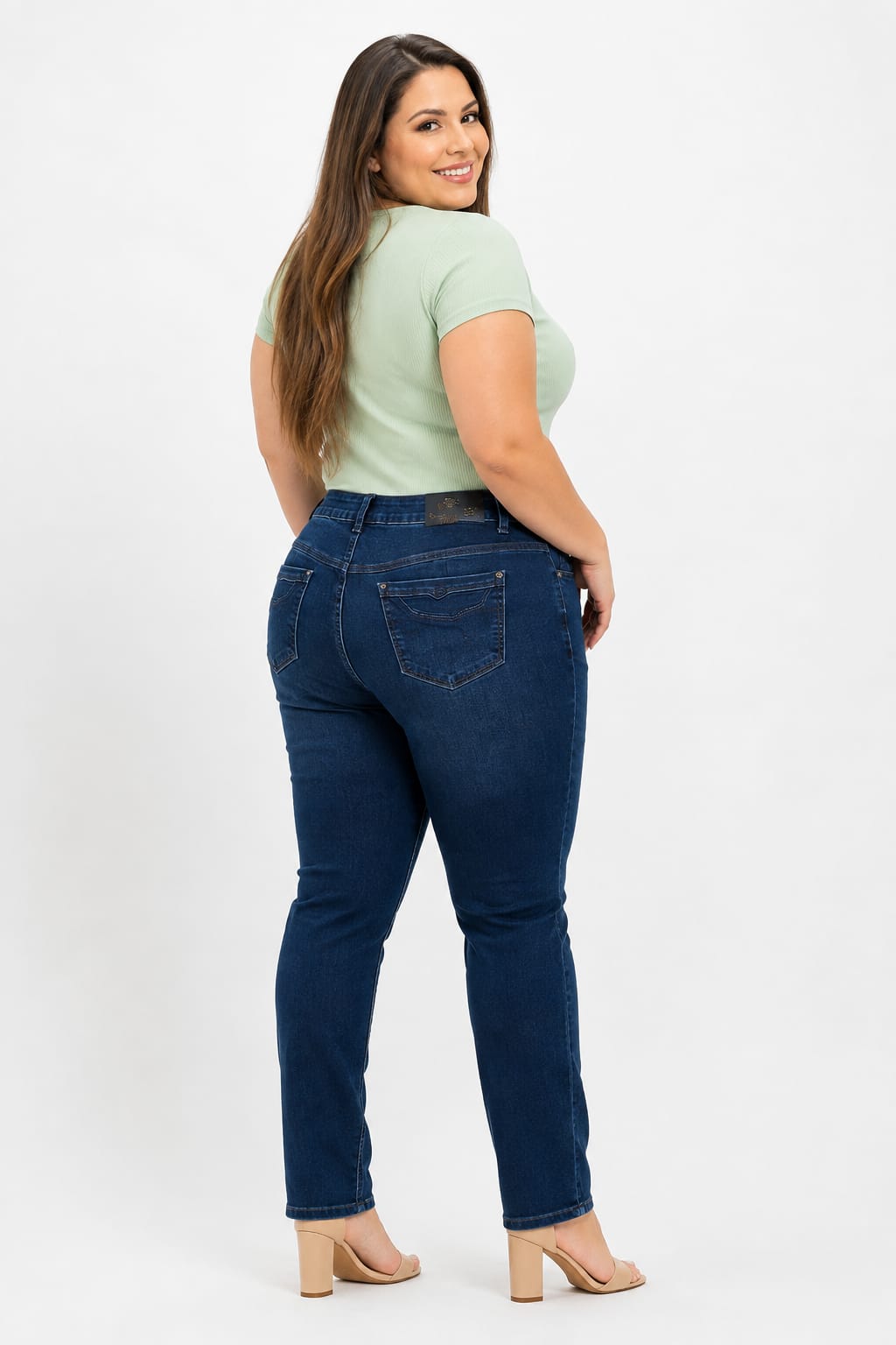 SKINNY JEANS CHIC AZUL OSCURO - Imagen 2