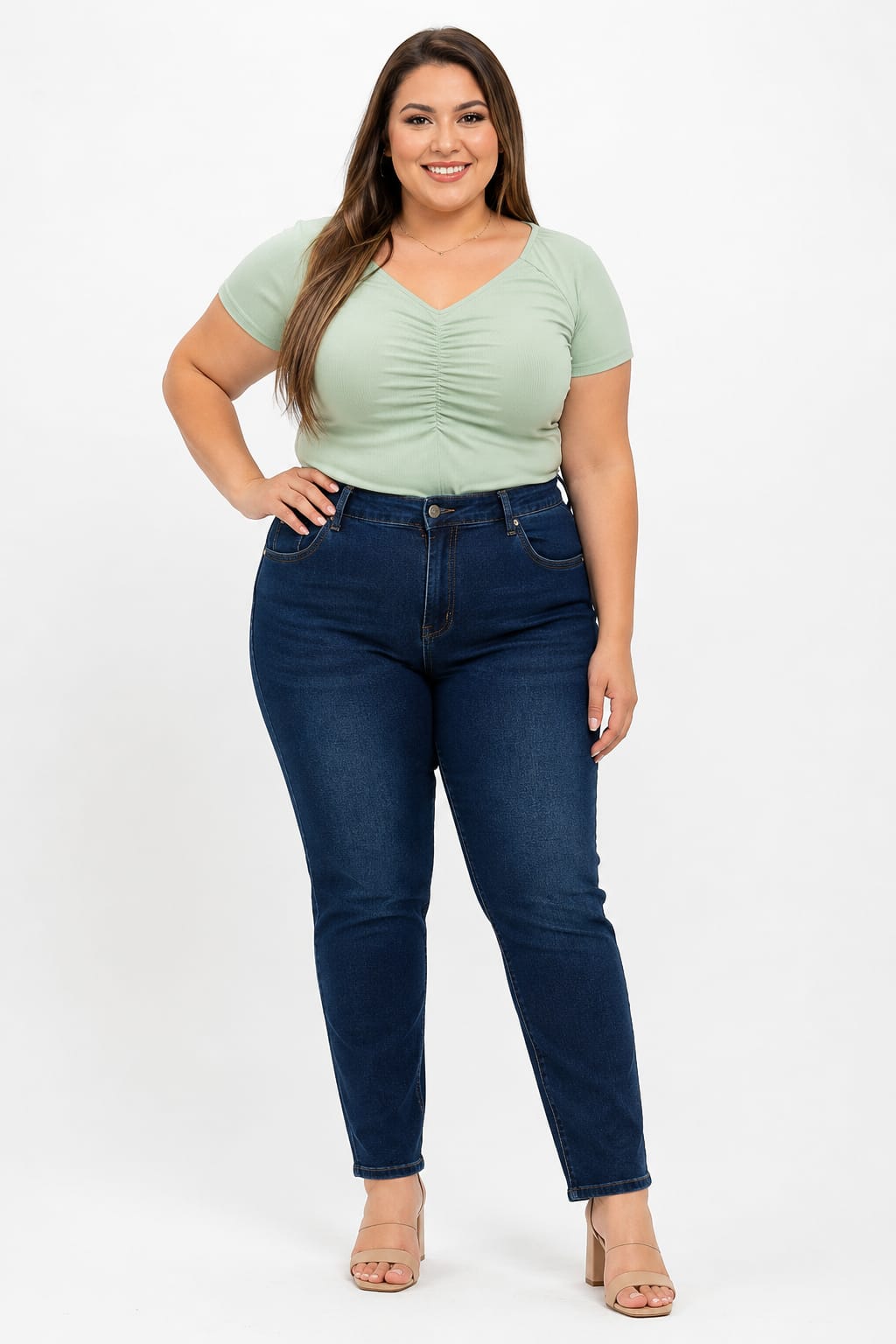 SKINNY JEANS CHIC AZUL OSCURO